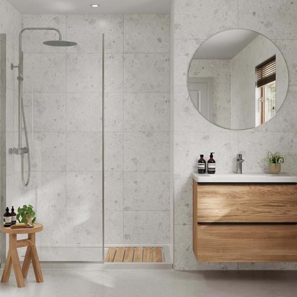 Multipanel Large Tile Walk in Shower Kit, Multipanel Large Tile Over ...
