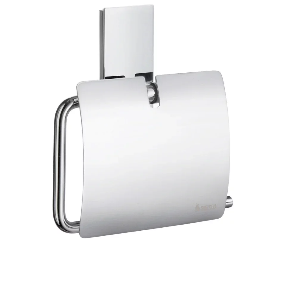 Smedbo Pool Chrome Toilet Roll Holder with Cover