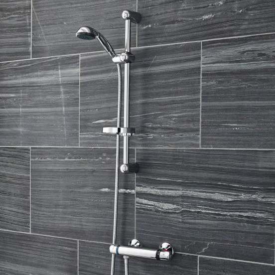 Ultra Dune Bar Shower Valve with Slider Rail Kit - Low Pressure
