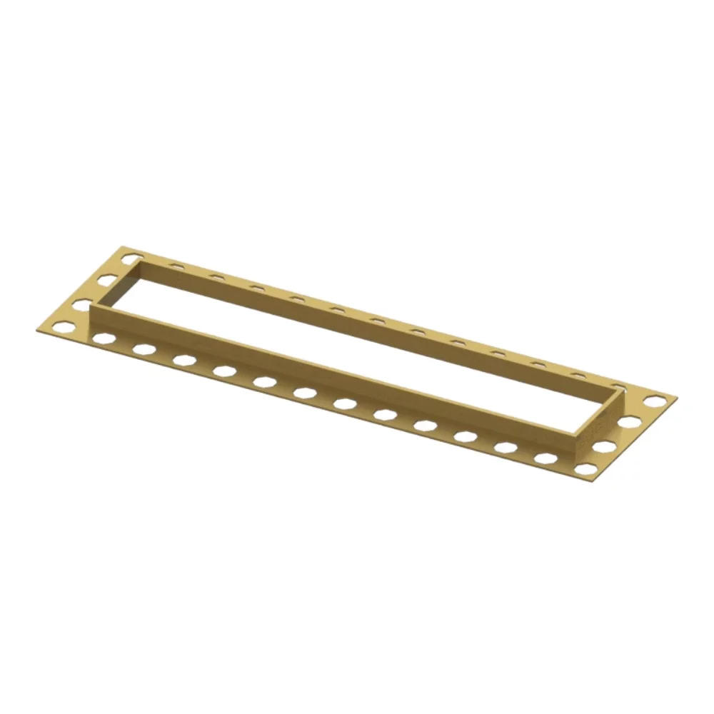 Abacus Elements Brushed Brass Linear 300mm Waste Finishing Trim