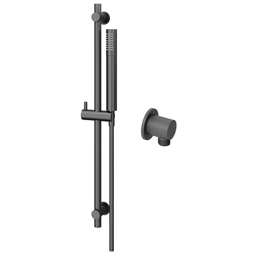 Abacus Anthracite Riser Rail Kit with Round Outlet