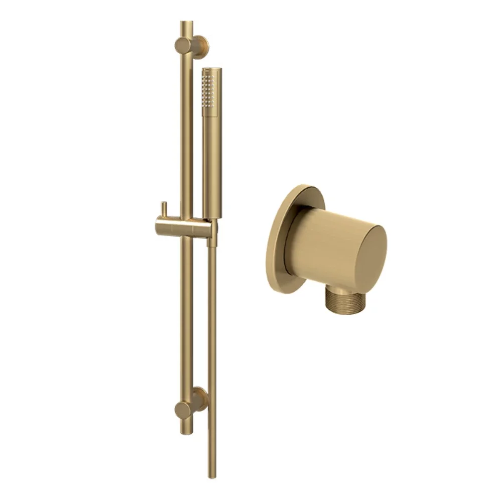 Abacus Brushed Brass Riser Rail Kit