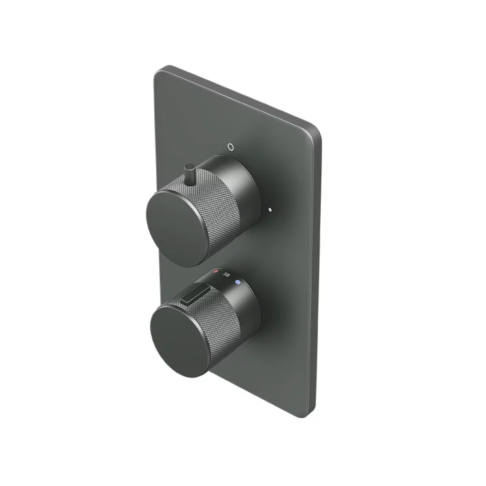 Abacus EZ Box 2.0 Matt Anthracite Shower Valve with ISO Pro Handles