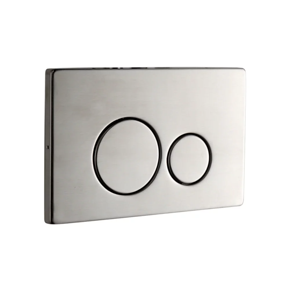 Abacus ISO 2S Brushed Stainless Steel WC Flush Panel