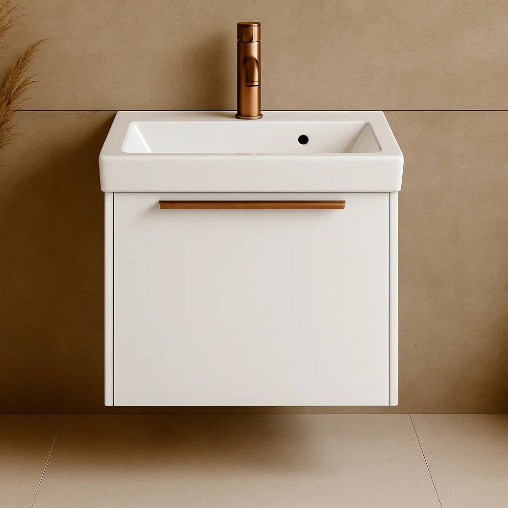 Abacus S3 Concepts Wall Hung Vanity Unit Pack 450mm - Matt White