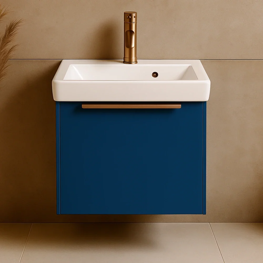 Abacus S3 Concepts Wall Hung Vanity Unit Pack 450mm - Matt Ocean Blue