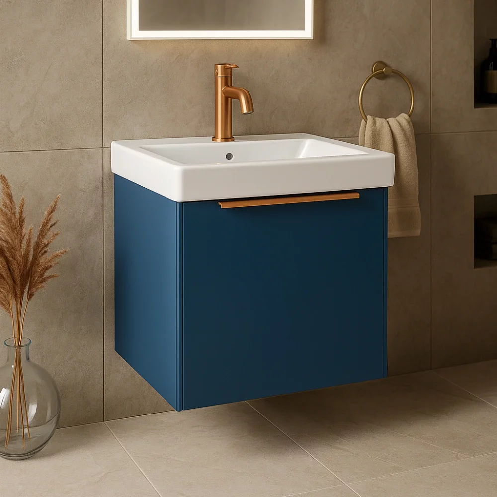 Abacus S3 Concepts Wall Hung Vanity Unit Pack 550mm - Matt Ocean Blue