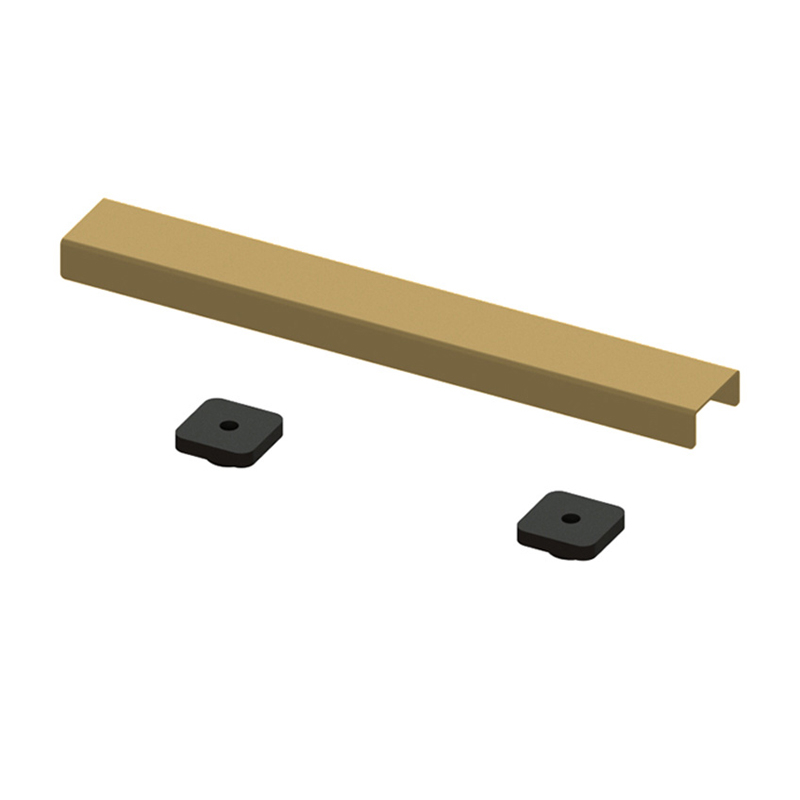 Abacus Elements Brushed Brass Linear Wetroom Waste Cover 300mm