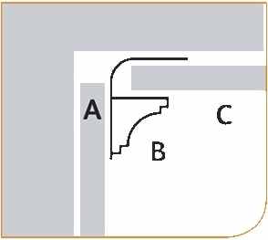 ProPlas Ceiling Mould Profile 2700mm 