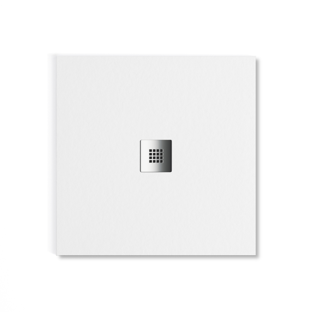 Tailored Trays Cuttable Slate Shower Tray in Arctic White 1000 x 1000