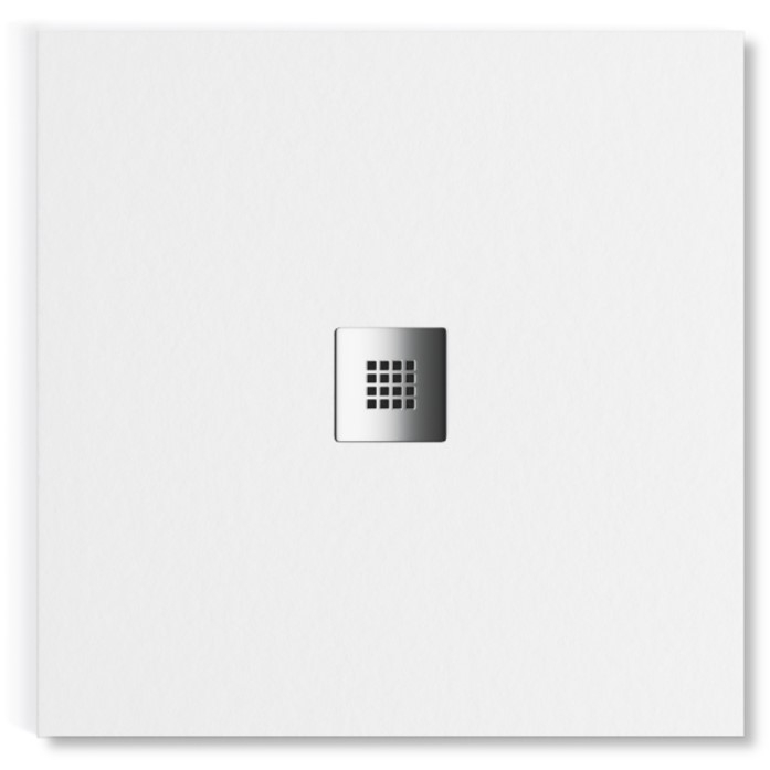 Tailored Trays Cuttable Slate Shower Tray in Arctic White 760 x 760