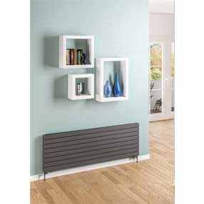 Eastbrook Addington 1000 x 514 Matt Anthracite Type10 Radiator - 91. ...