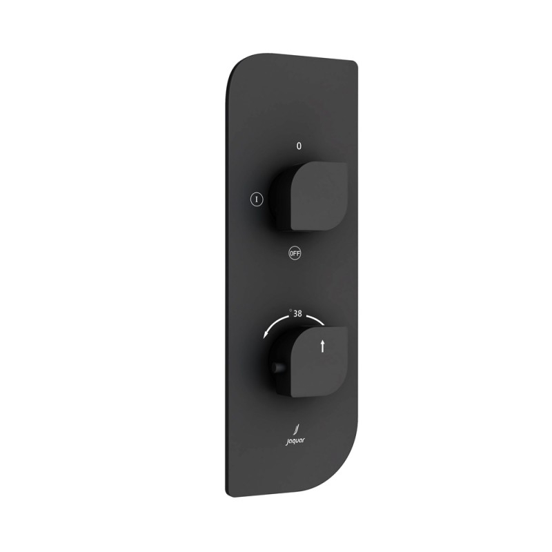Jaquar Alive Matt Black Concealed 2 Outlet Shower Valve 