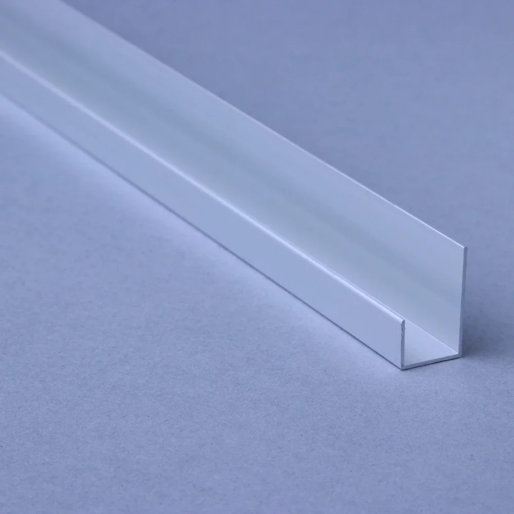 ALU-TRIM 10mm End U Aluminium Trim - Bright Silver