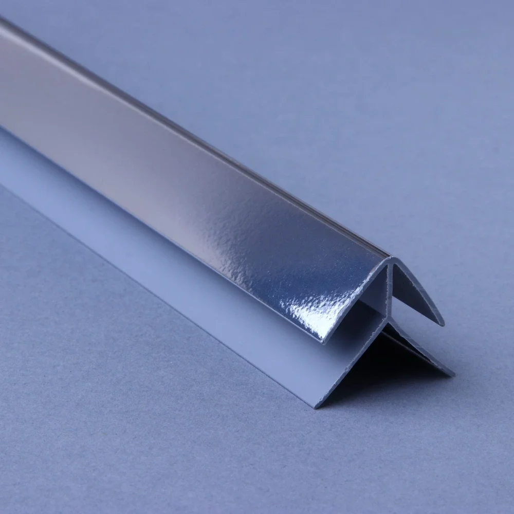 ALU-TRIM 10mm External Corner Aluminium Trim - Bright Silver