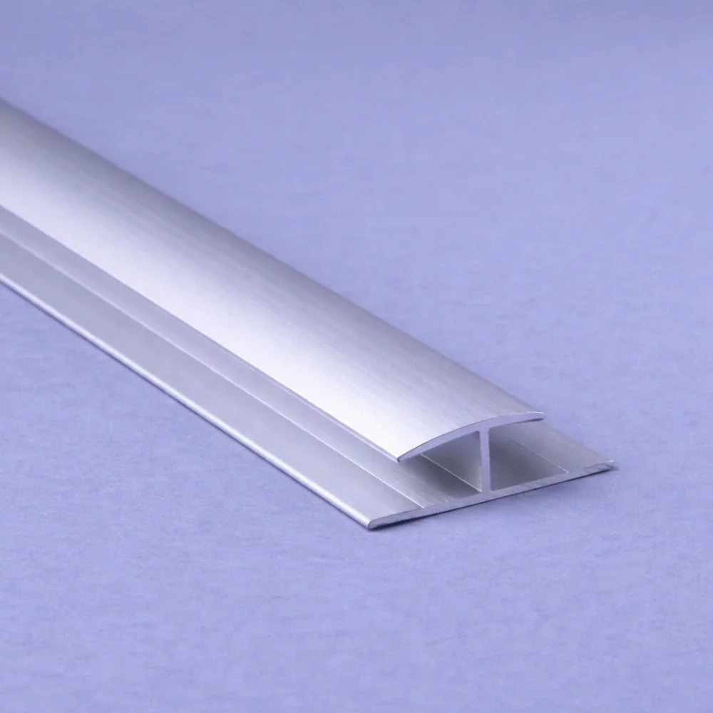 ALU-TRIM 10mm H Join Aluminium Trim - Satin Silver