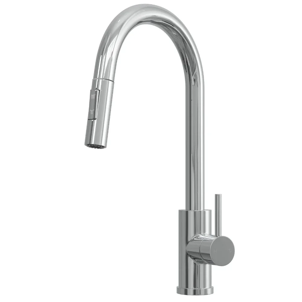 Anatra ECO Pull-Out Kitchen Mixer Tap with Swivel Spout - Chrome