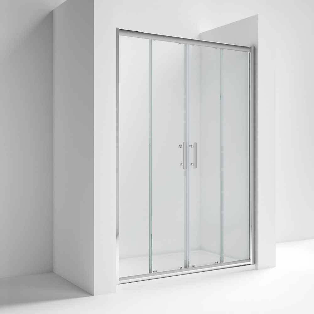 Nuie Pacific 1400mm Double Sliding Shower Door 