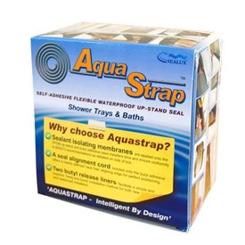 Sealux 25m AquaStrap Self-Adhesive Waterproof Up-Stand Seal - Trade Pack