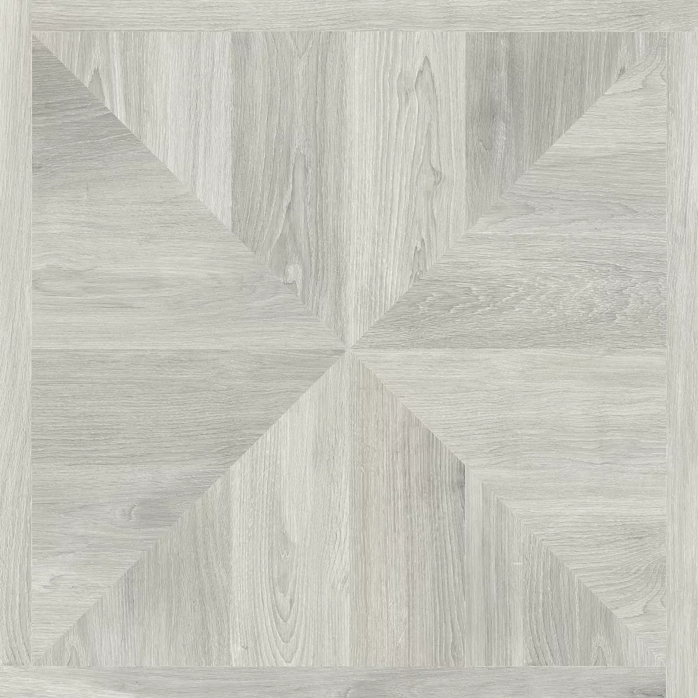 Bari 600 x 600mm Grey Matt Porcelain Parquet Wall & Floor Tile - &pound;24.95m2