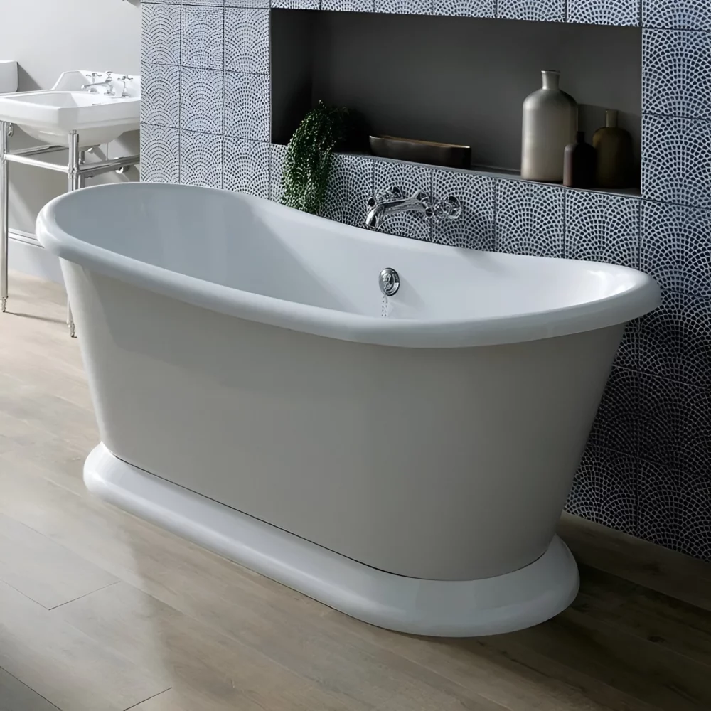 Bayswater Boat 1700 x 750 White Freestanding Bath