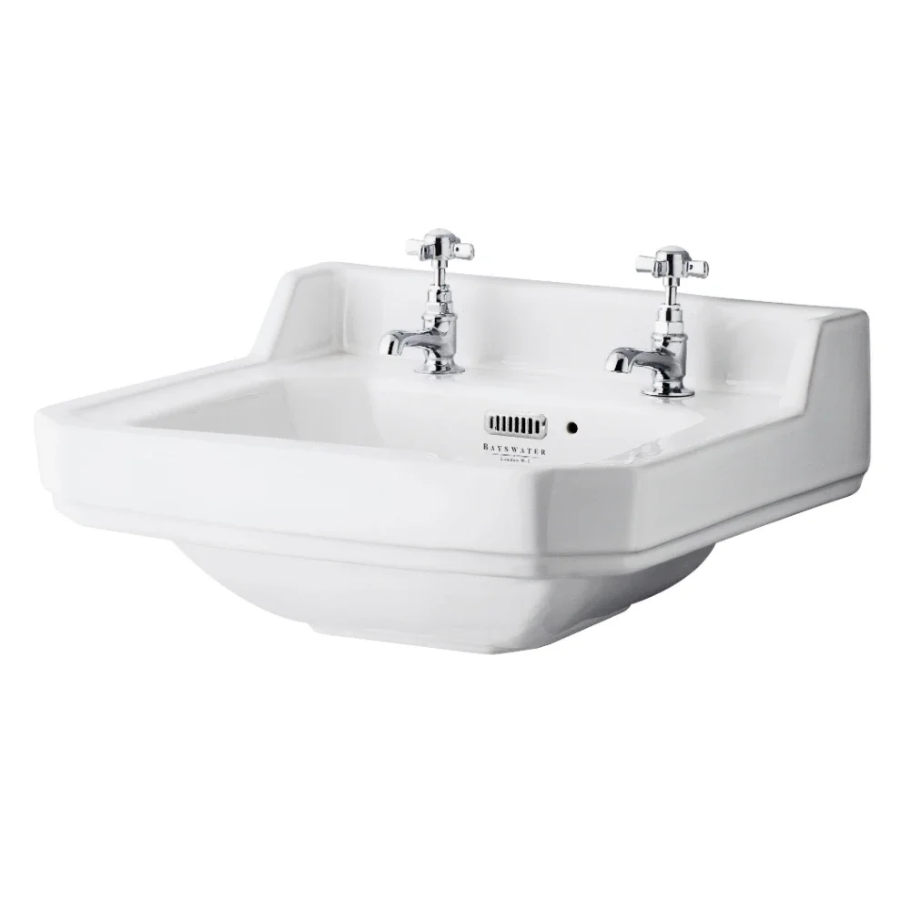 Bayswater Fitzroy 500mm 2 Tap Holes Basin