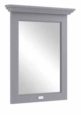 Bayswater 600mm Bathroom Mirror - Plummett Grey