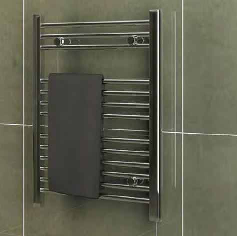 Eastbrook Biava 700 x 600 Chrome Dry Element Electric Towel Radiator
