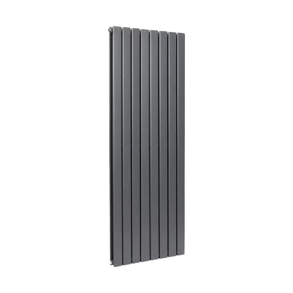 Lancia Bravo 1600 x 544mm Anthracite Double Vertical Designer Radiator