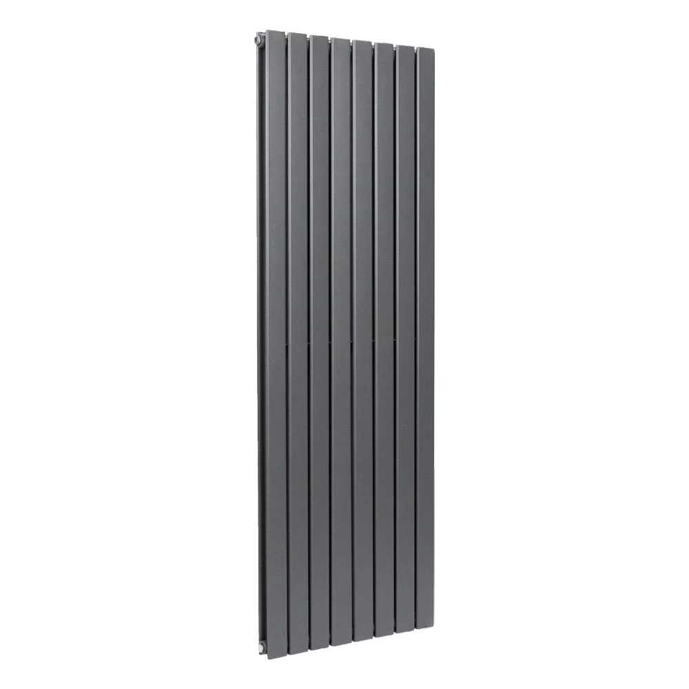 Lancia Bravo 1800 x 544mm Anthracite Double Vertical Designer Radiator
