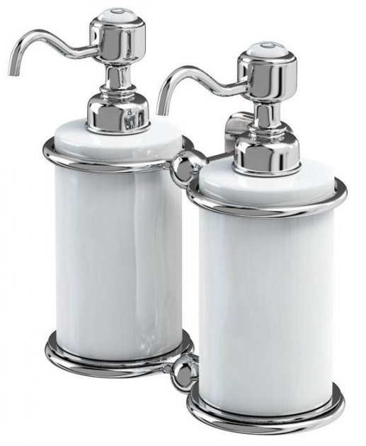 Burlington Double Soap Dispenser Wall Mounted
