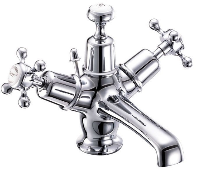Burlington Claremont Traditional Basin Mono Tap with Pop Up Waste