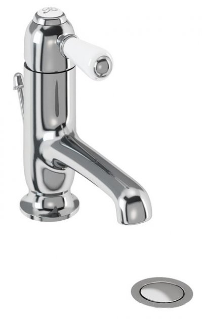 Burlington Chelsea Traditional Mono Basin Tap with Pop Up Waste