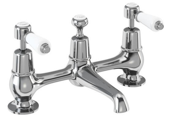 Burlington Kensington Traditional Bridge Basin Mixer
