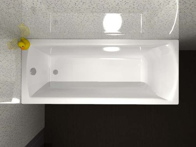 Carron Delta - Carronite - Single Ended Bath - 1650 x 700 - Twin Grip
