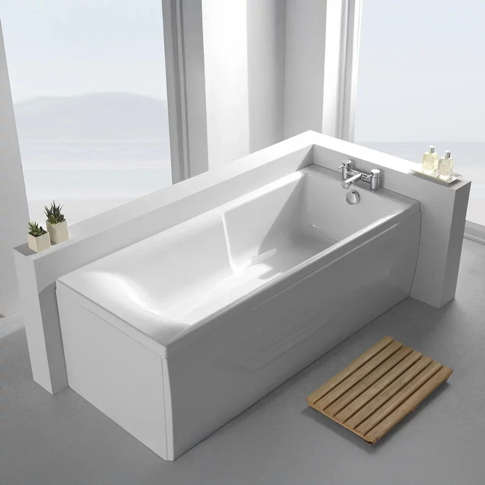 Carron Eco Axis 1700 x 700 Single Ended Bath Low Level - Reinforced Carronite