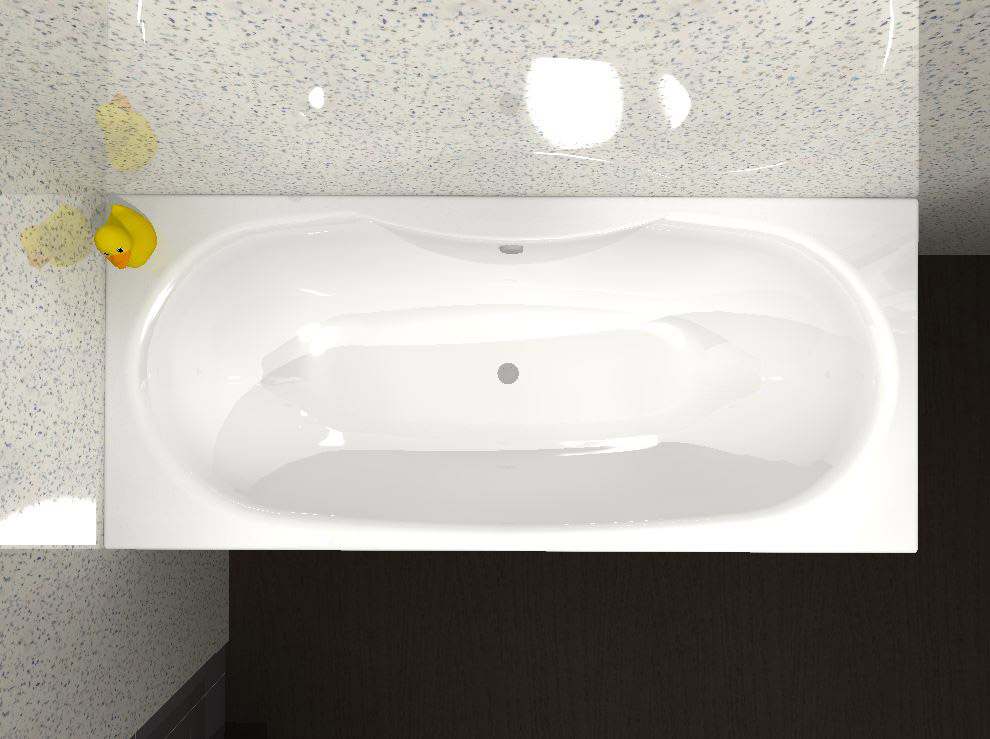 Carron Equation - Carronite - Double Ended Bath - 1700 x 750mm