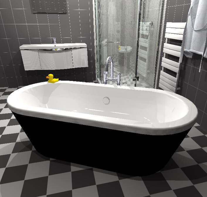 Carron Paradigm Freestanding Bath - 1550 x 850mm