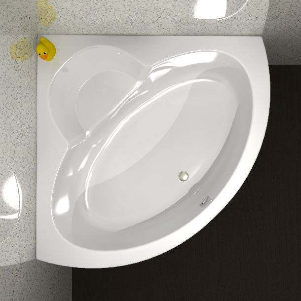 Carron Monarch - 5mm - Corner Bath - 1300 x 1300mm