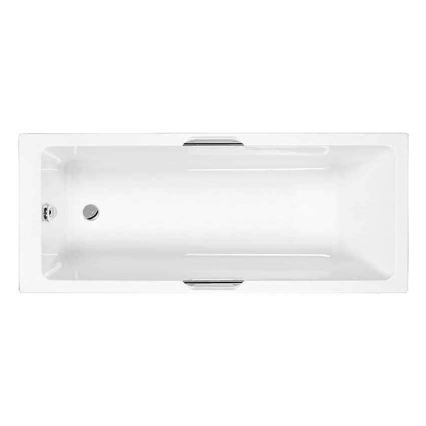 Carron Quantum Integra 1600 x 700 Bath with Twin Grips - Carronite