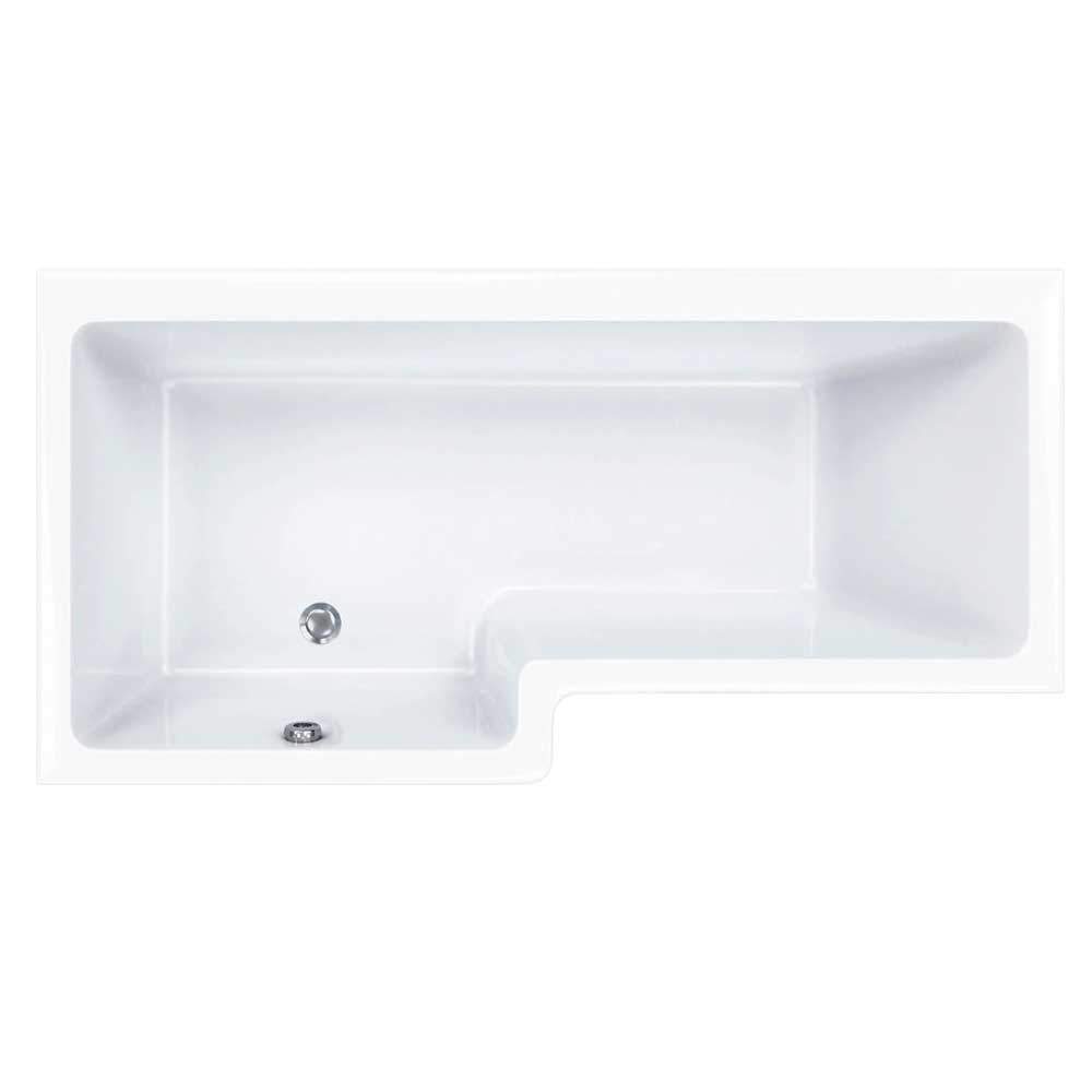 Carron Quantum 1600 x 700/850 Square Shower Bath - 5mm