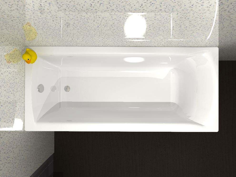 Carron Sigma - 5mm - Single Ended Bath with Twin Grips - 1900 x 900