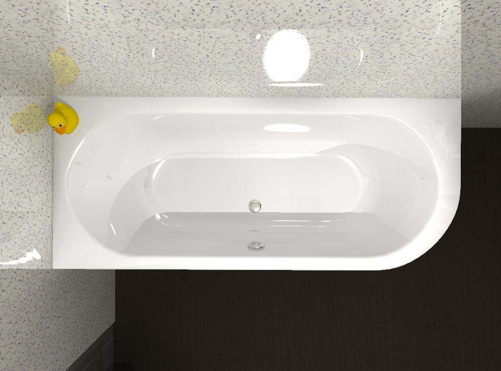Carron Status - 5mm - Double Ended Bath - 1600 x 725mm