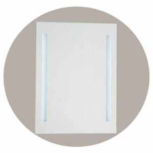 Thornton Illuminated Bathroom Mirror - Battery Powered - 600 x 400 ...