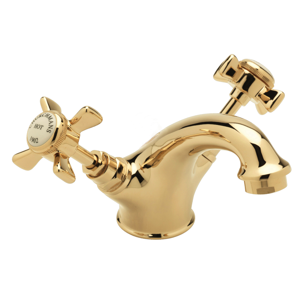 Sagittarius Churchman Gold Monobloc Basin Mixer Tap