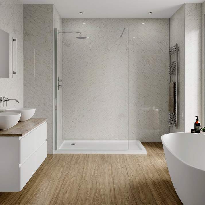Multipanel Classic Marble Shower Panels