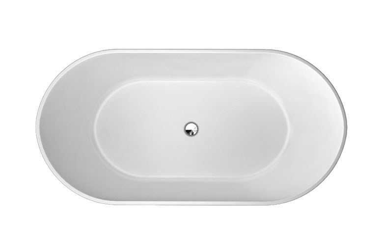 Clearwater Formoso Petite 1500 x 800 Clear Stone Freestanding Bath