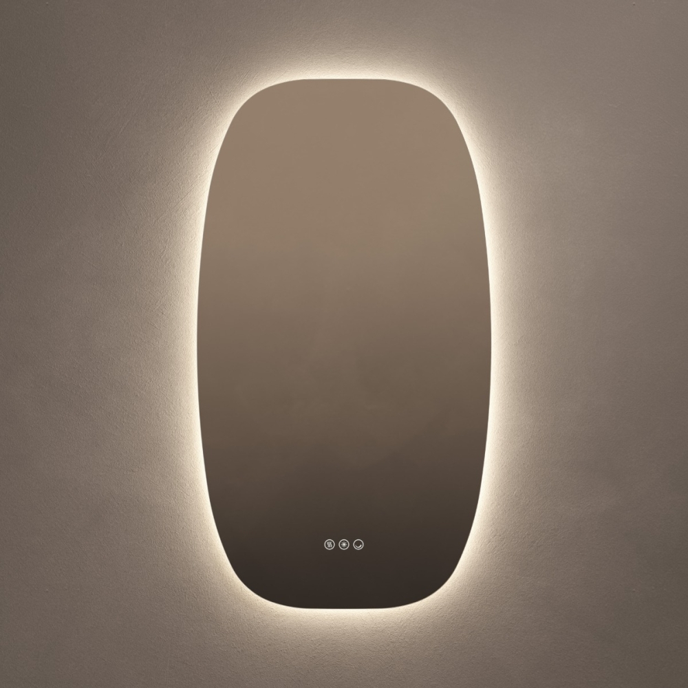 Origins Living Claris Barrel Illuminated Bathroom Mirror