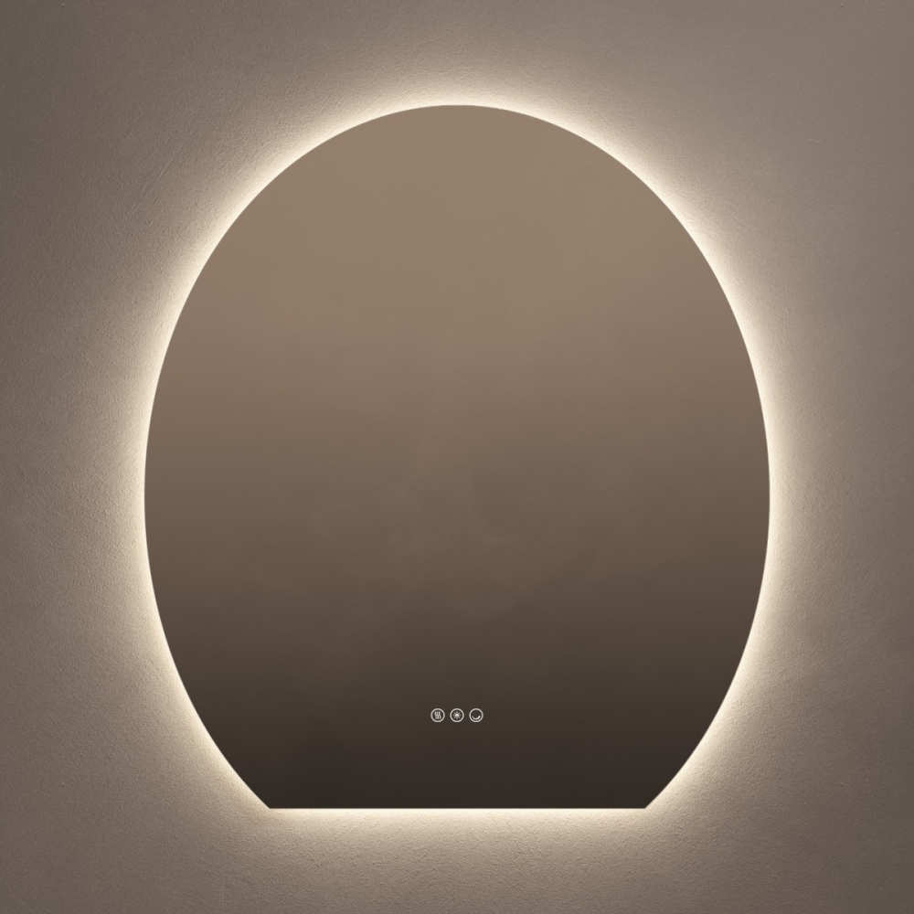 Origins Living Claris Oval Cut Illuminated Bathroom Mirror