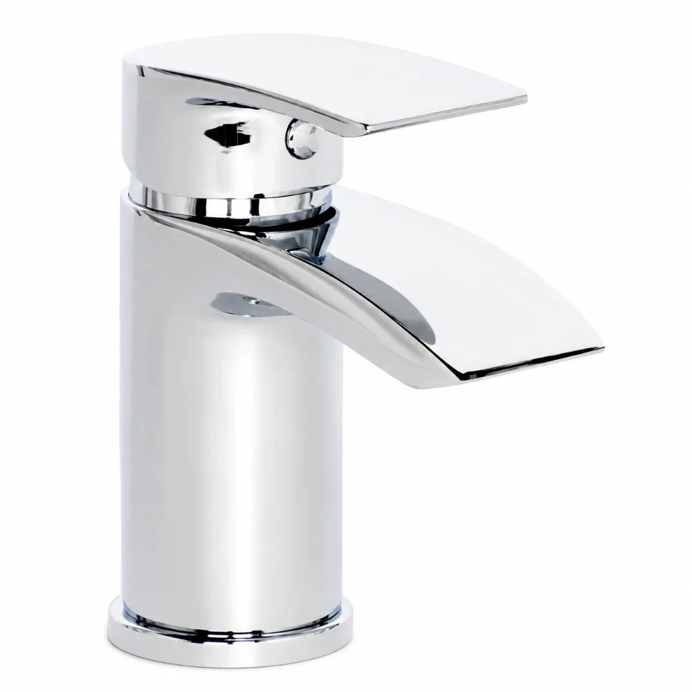 Coll Mono Basin Mixer Tap & Push Waste - Highlife Bathrooms